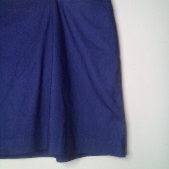 JMS Just My Size Skort Skirt 3X Women Elastic Waist Denim Look Faux Pockets Blue - Picture 9 of 14